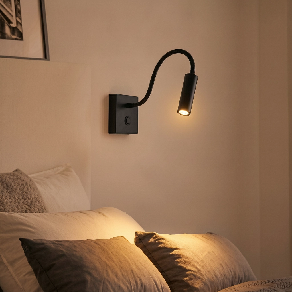 Nachttischlampe Madison Ausführung schwarz