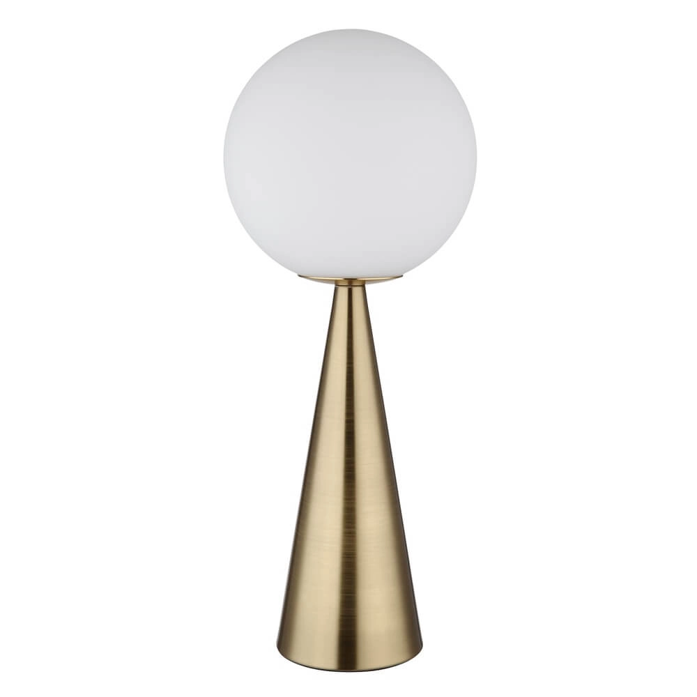 Tischlampe Pinpal mit weißem konvexem Glas Globo 9007371447343