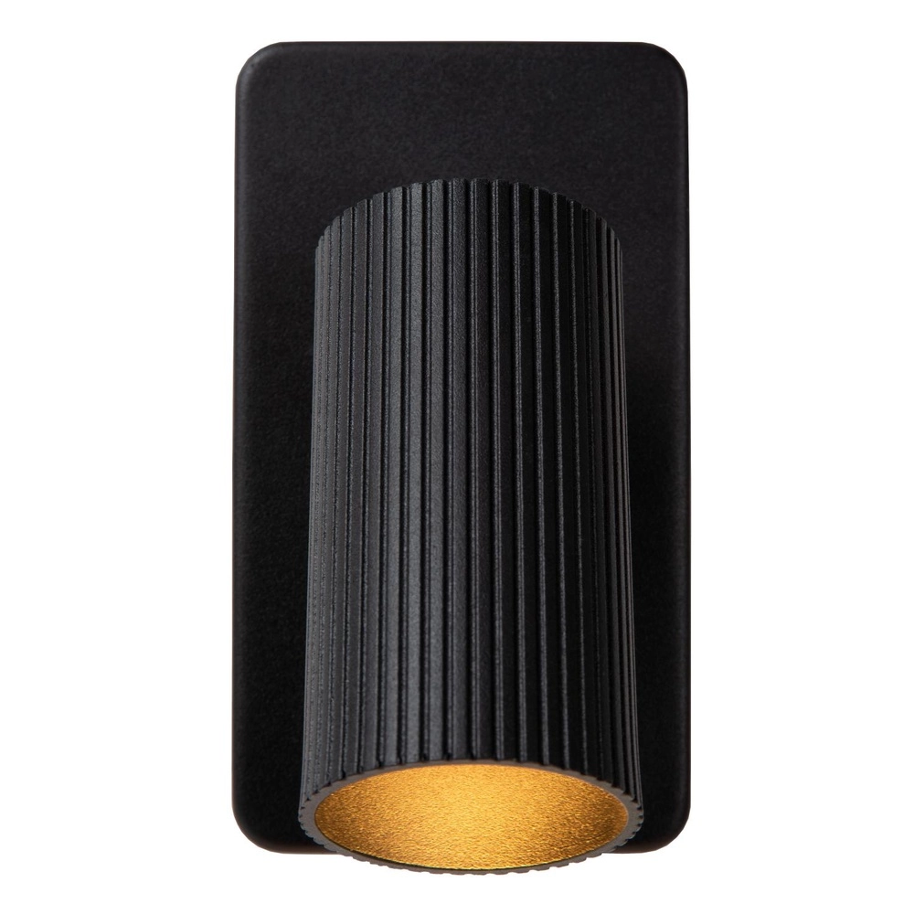 Nachttischlampe Clubs Schwarz mit Schalter Lucide 5411212093400