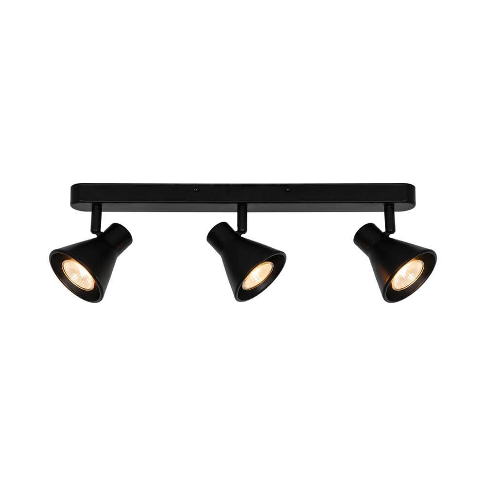Deckenlampe Eik 3-flammig schwarz