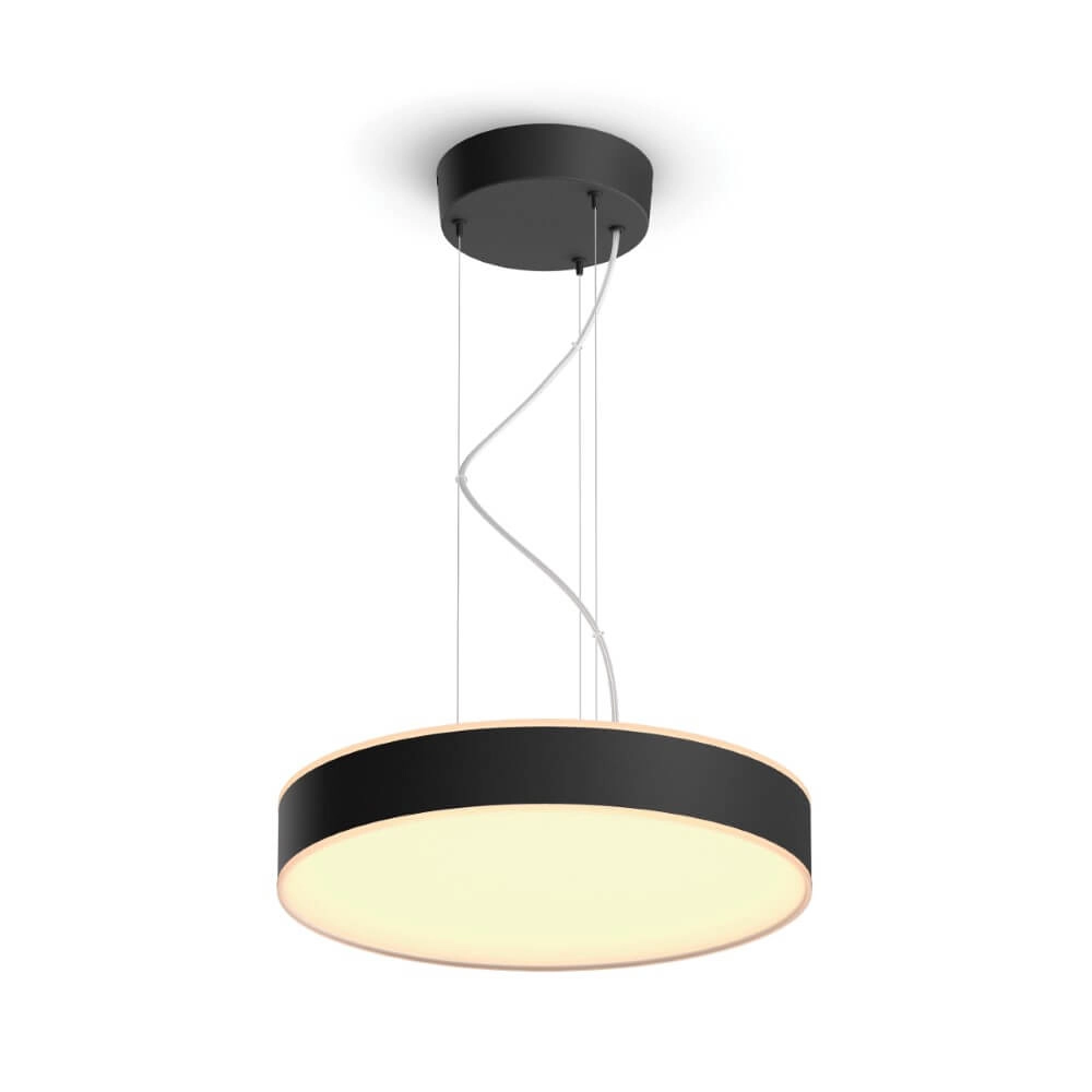 Hängelampe Hue Enrave - White Ambiance Ø 42,5cm schwarz Philips 8718696176580