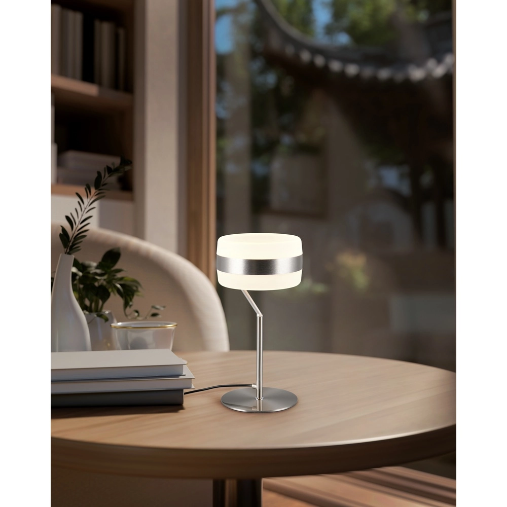 Design-Tischleuchte Dios Nickel Trio 4017807657722