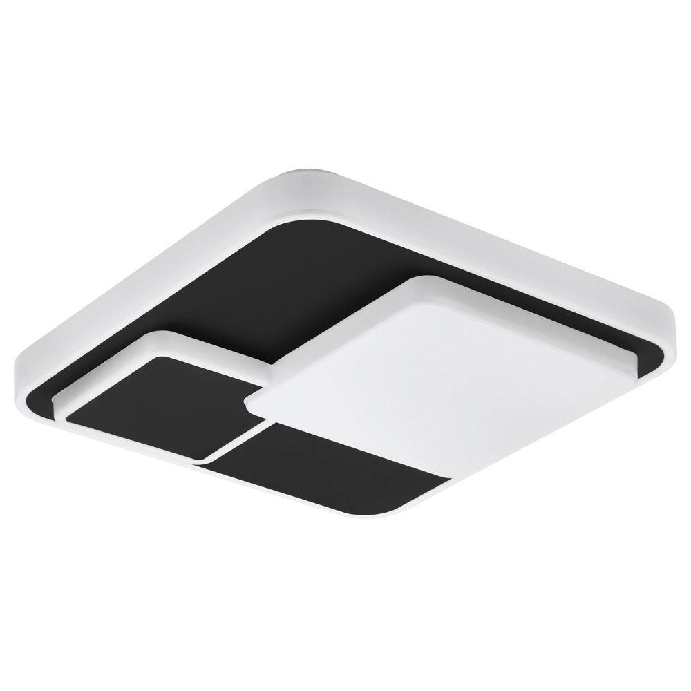 Moderne Deckenlampe Lepreso Schwarzes Quadrat