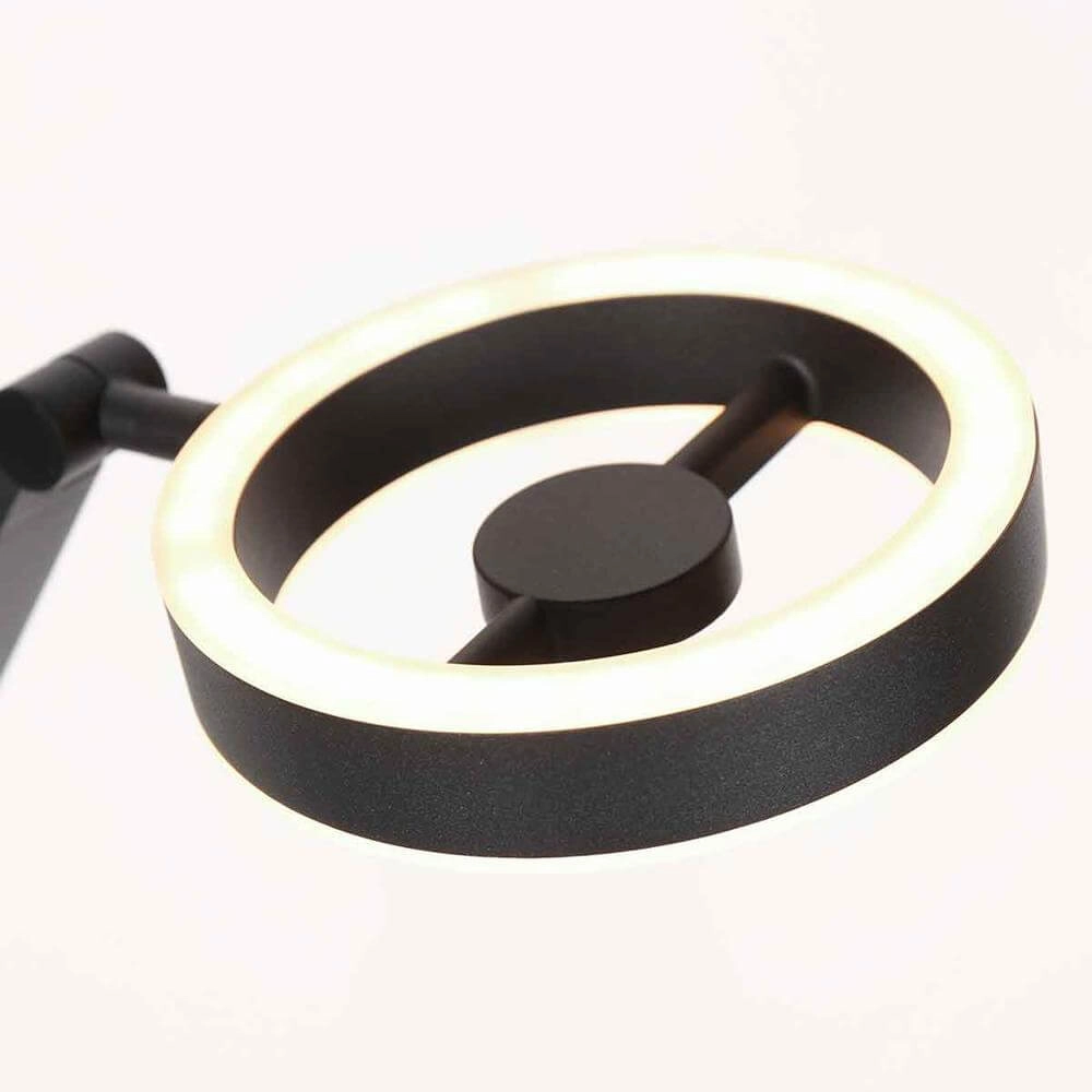 Tischlampe Ringlux schwarz Steinhauer 8712746176667
