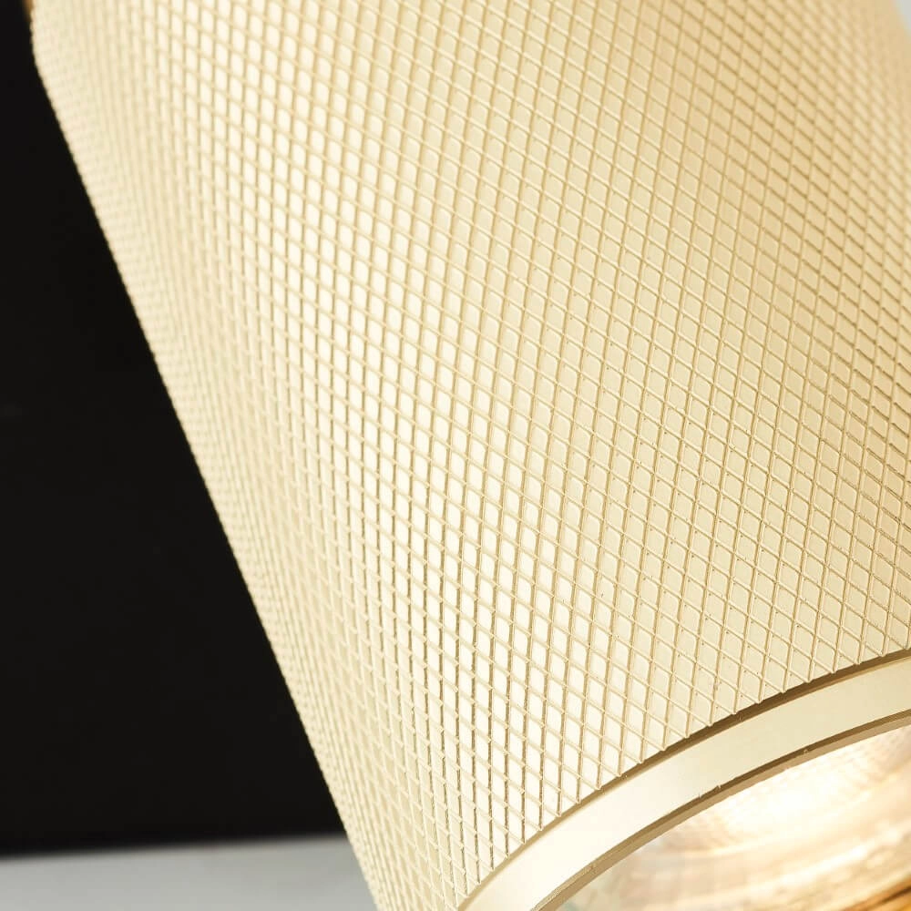 Aufbaustrahler Marty schwarz mit gold Brilliant 4004353424373