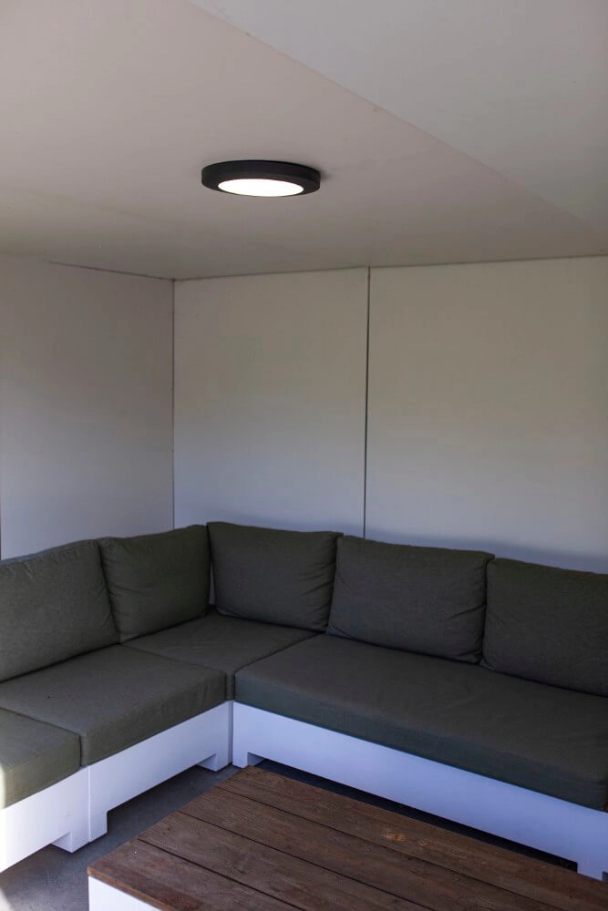 Runde Deckenleuchte Kayah Schwarz Lutec 6939412014845