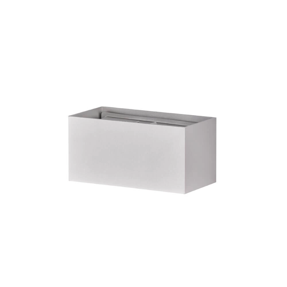 LED-Wandleuchte Wallo Silber grau