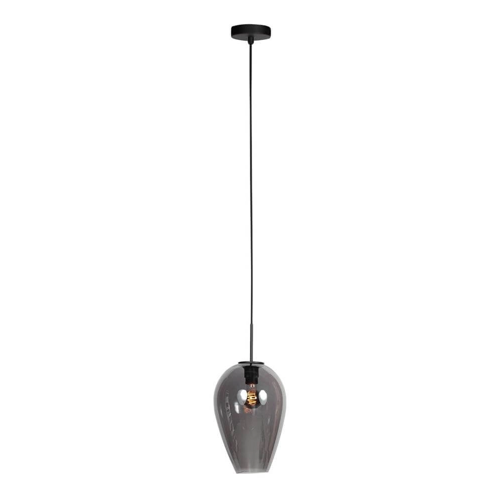 Pendelleuchte HaloSwap mit 1 Rauchglas Ø 22,5cm