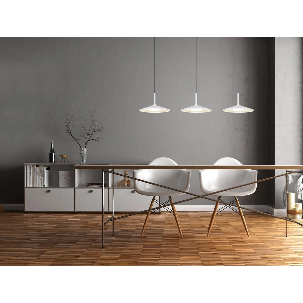 Design-Pendelleuchte Lampone 3-flammig weiß Globo 9007371474806
