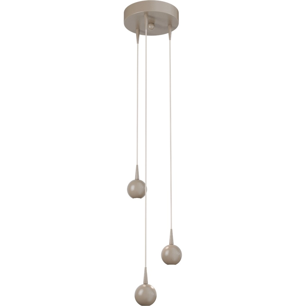 3-Licht Pendellampe Talana beige terra Ø 17cm DTW