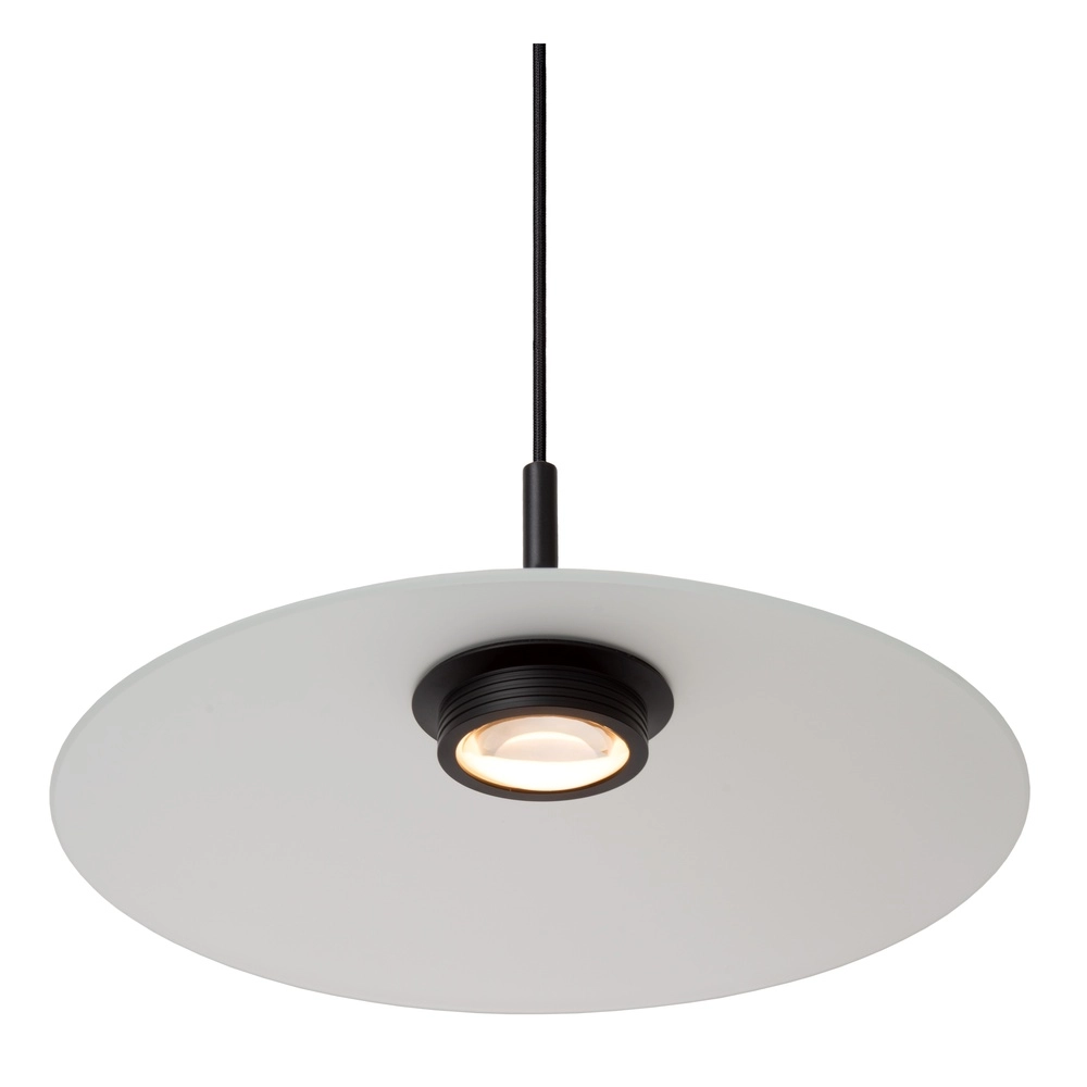 Elegante Pendellampe Menga Ø 40 cm weißes Glas Premium by Lucide 5411212251183