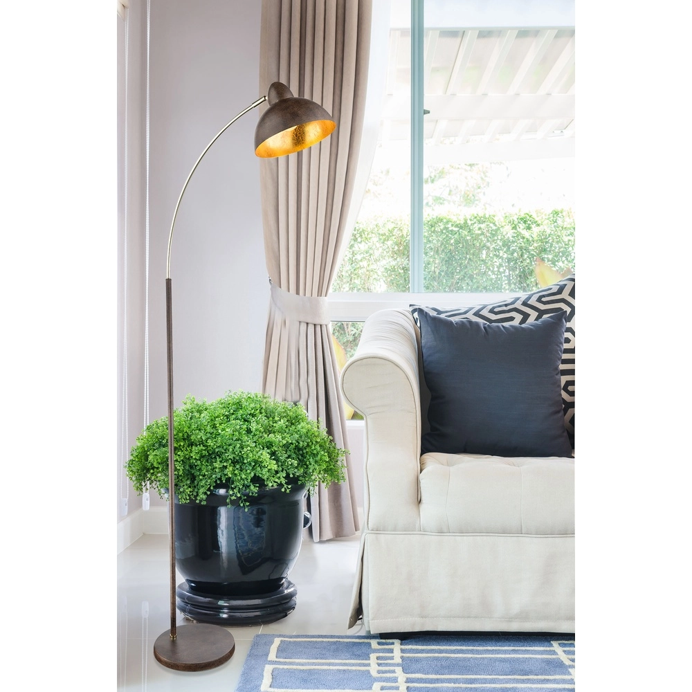 Stehlampe Anita Rostbraun Globo 9007371360383