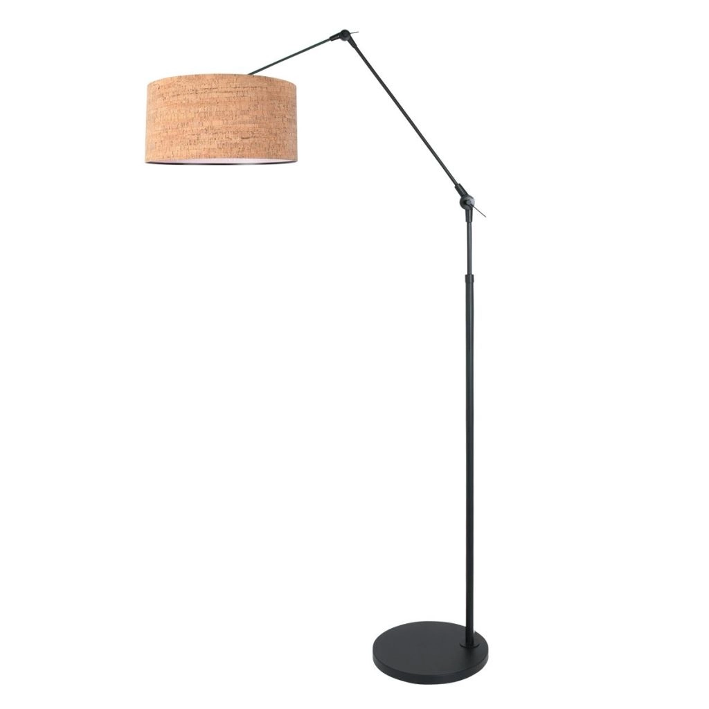 Schwarze Stehlampe Prestige Chic mit Korkkappe Ø40 cm Steinhauer 8712746180527