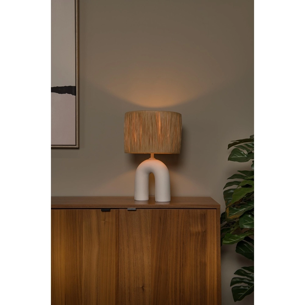 Tischlampe Ronda Weiß Lucide 5411212135025