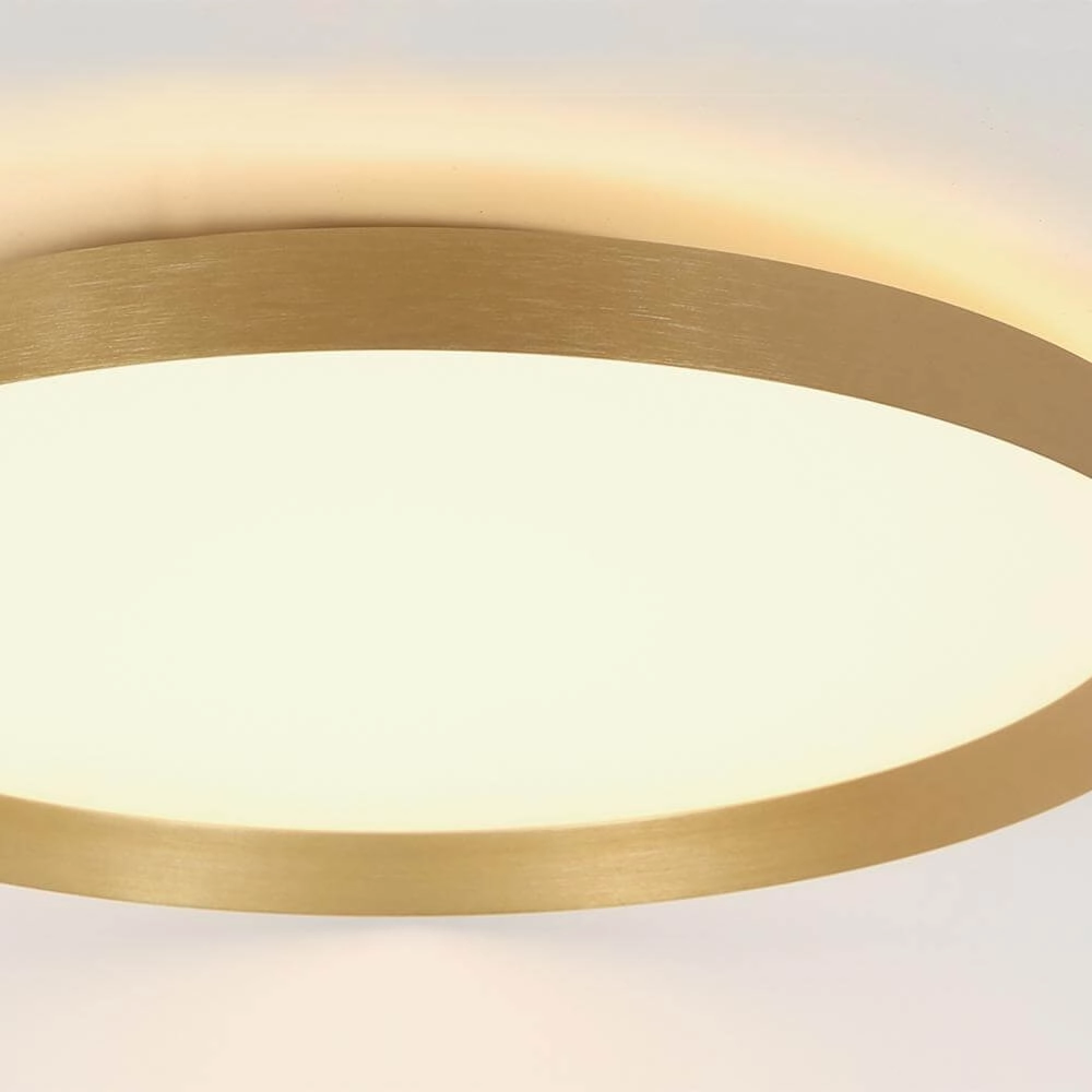 Schlanke Deckenleuchte Flady gold Ø 40cm Steinhauer 8712746171839