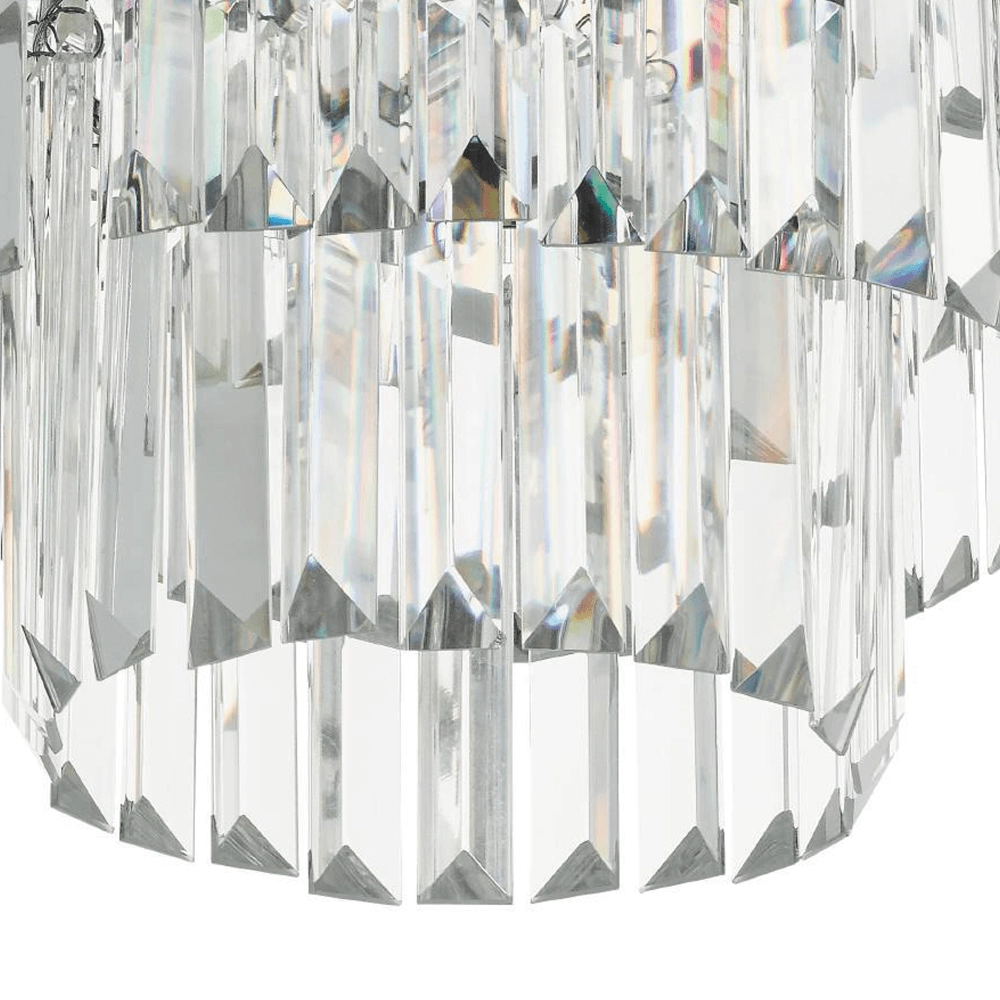 Einfache Deckenleuchte mit Kristall Agrigento Ø 50cm Stars of Light 9002759395698