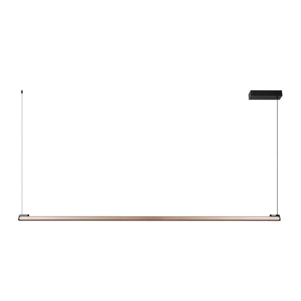 Elegante LED-Pendelleuchte Braga 150 cm – Champagner Premium by Lucide 5411212234445