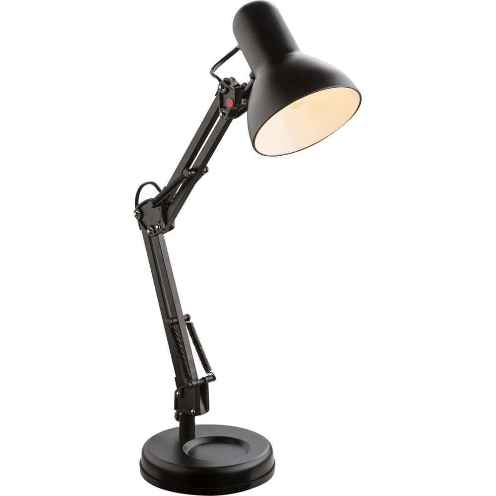 Nostalgische Schreibtischlampe Famous schwarz