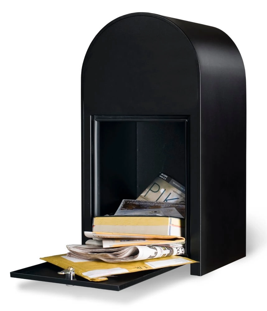 Briefkasten Grande B st9005 i Strukturiertes Schwarz Bobi 6417237034274