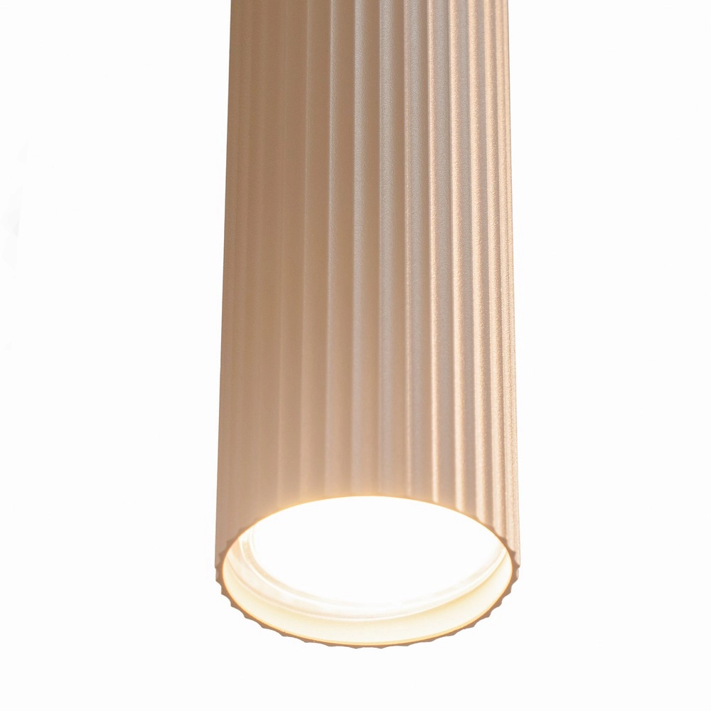 Design-Pendellampe Fariolo 6-helles sandbraunes geradeaus Eglo 9008606391646