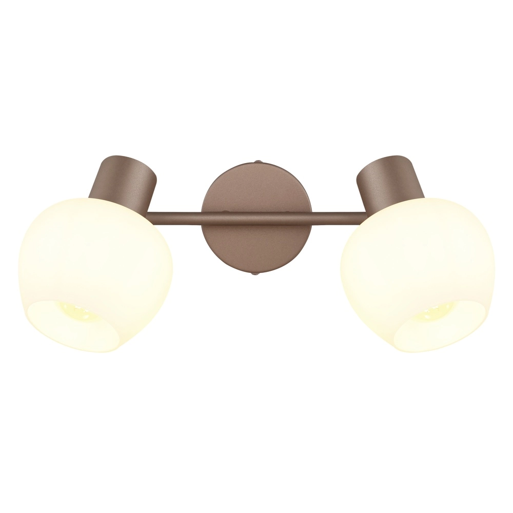Deckenlampe Eileen 2-helles Kaffeebraun Globo 9007371589562