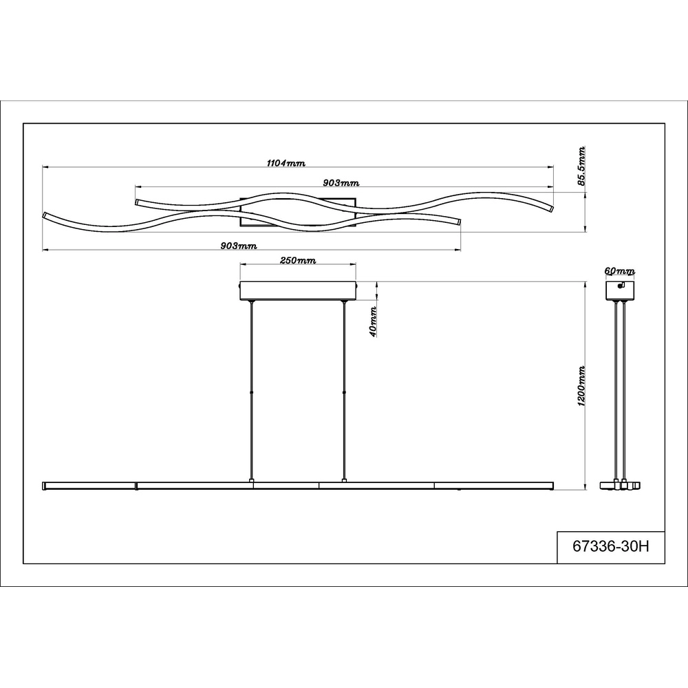 Moderne Pendellampe Boyd Schwarz Globo 9007371475117