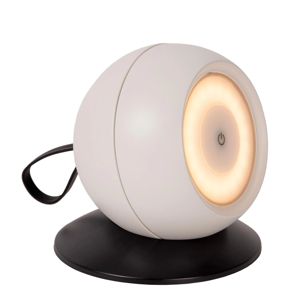 Wiederaufladbare Wandlampe Lunex Weißer Magnetmagnet Lucide 5411212272416