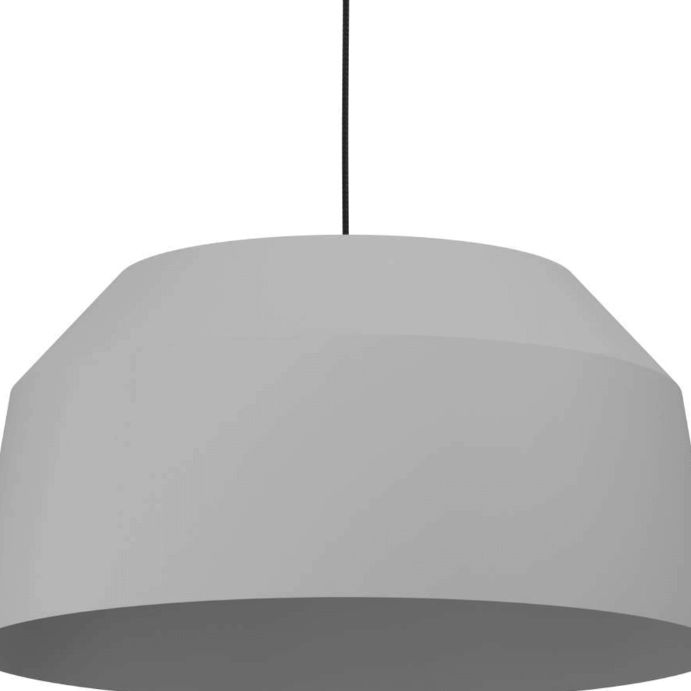 Graue Hängelampe Contrisa Ø 52cm Eglo 9008606243624