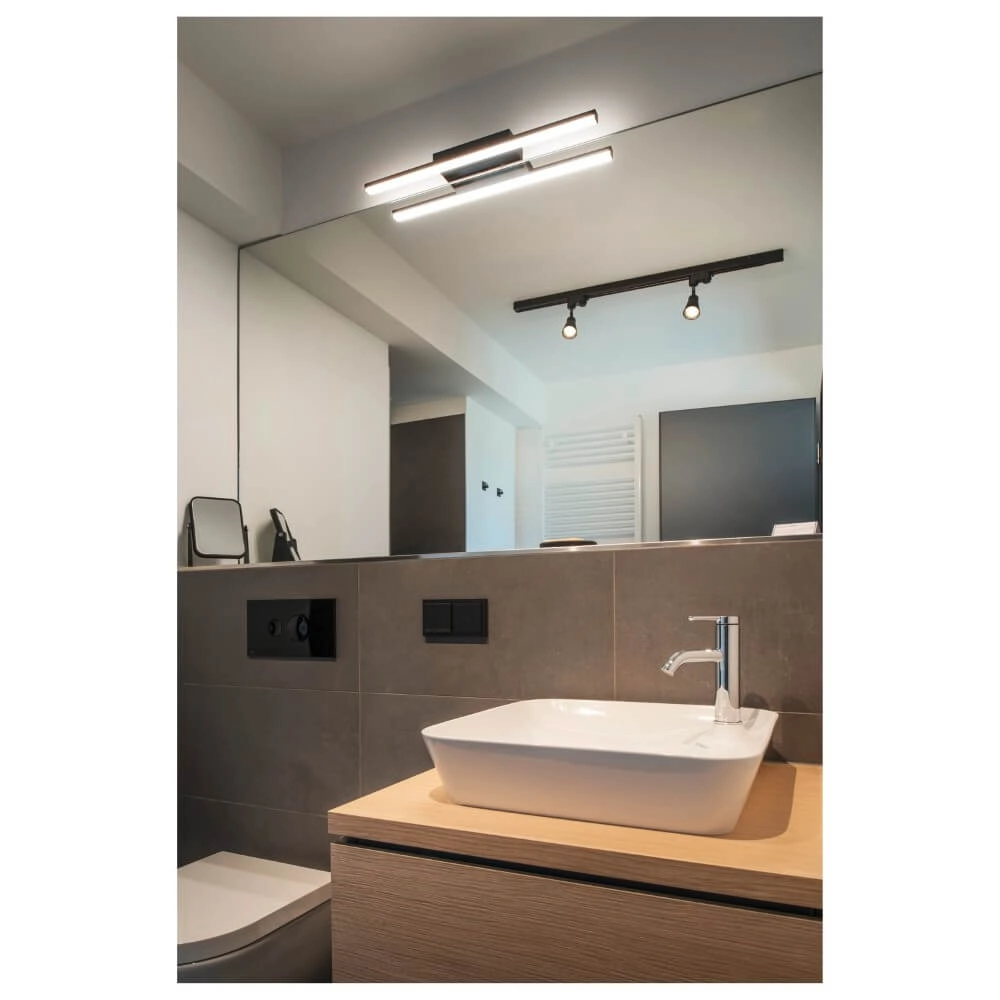 LED-Spiegelbeleuchtung Glenos II Schwarz SLV 4024163236584