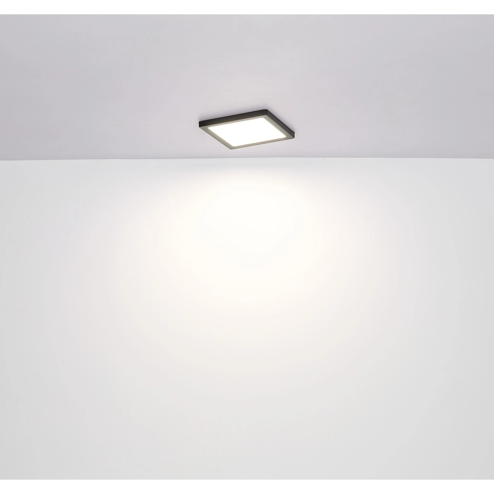 Design-Deckenlicht Lasse Quadratschwarz 16,7 cm Globo 9007371439898