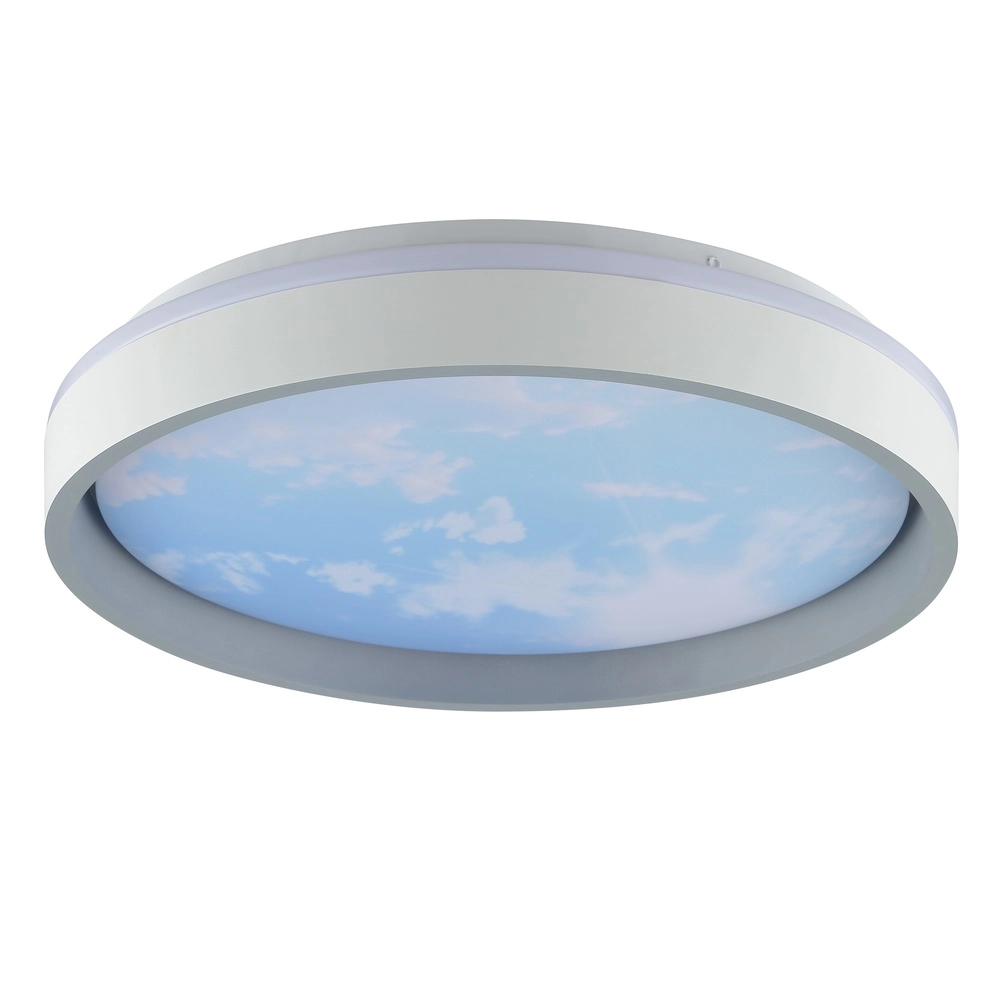 Deckenlicht Sky-Dream Weiß mit grauem Ø 39 cm Brilliant 4004353473982