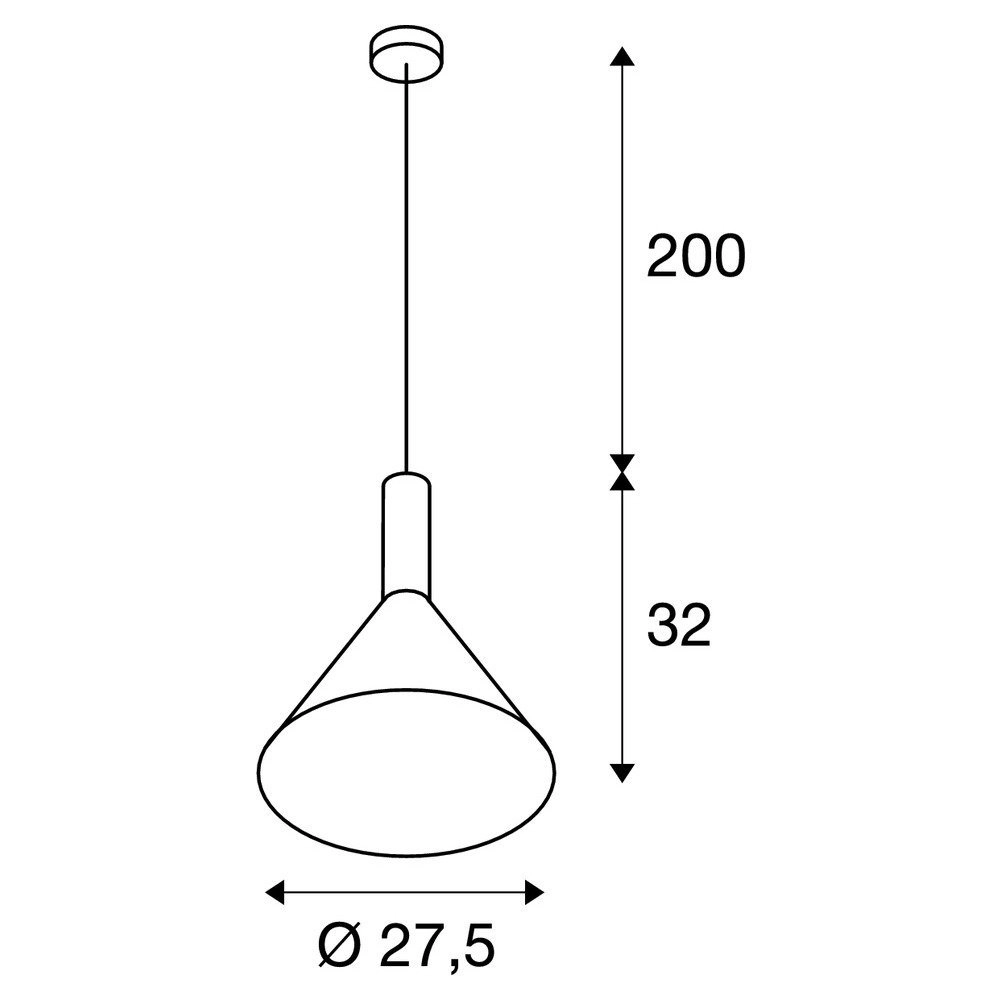 Pendelleuchte Phelia Ø 27,5cm SLV 4024163231435