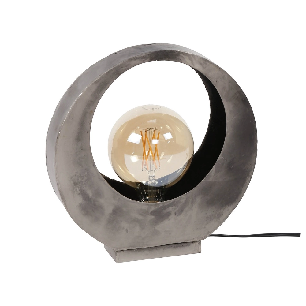 Industrietischlampe Full Ø 30cm – altes Silber Lyora 8716803511798