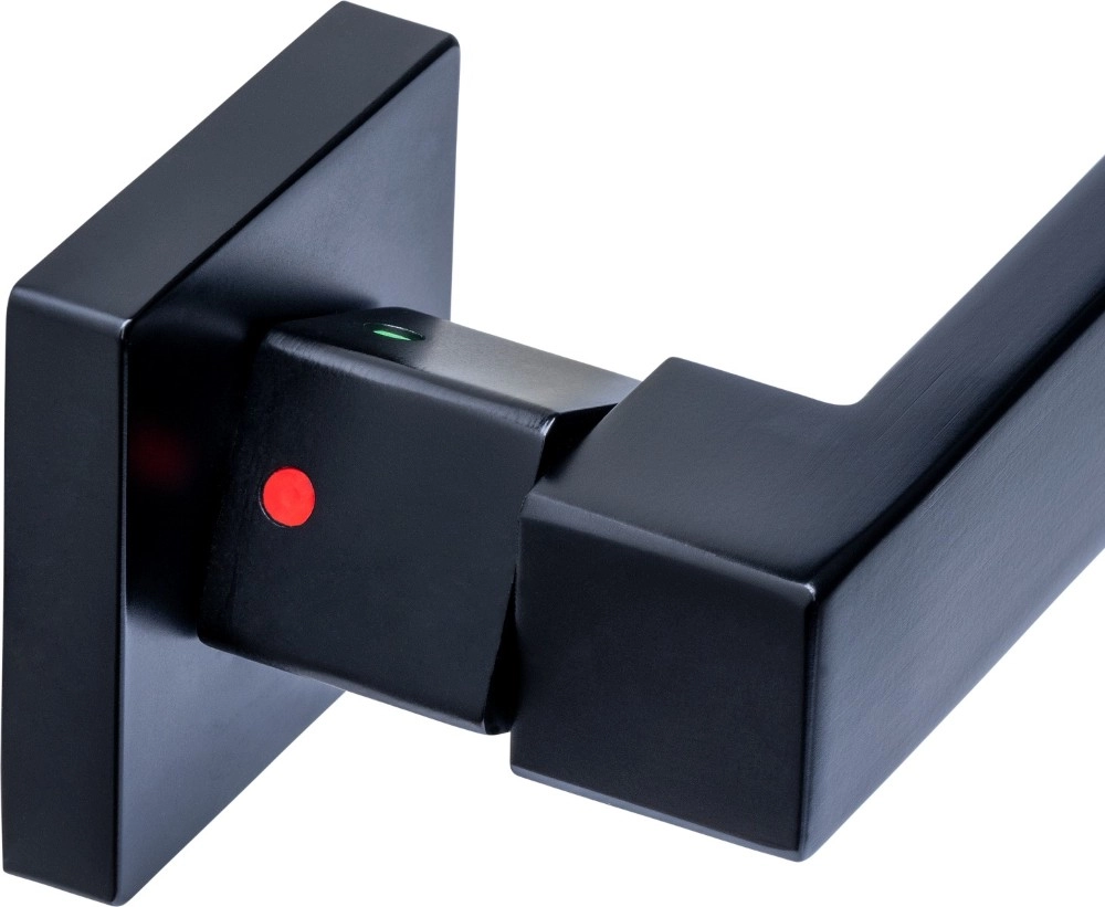 Schwarzer Türgriff Cunera Blockierungsmechanismus Intersteel 8714186839058