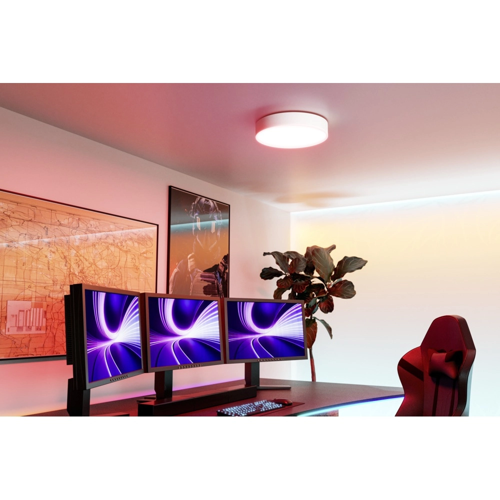 Design-Deckenleuchte Gallizzi-Z smart weiß Ø 39cm Eglo 9008606358199