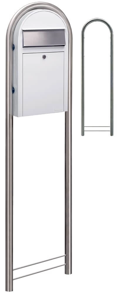 Briefkasten Grande S 9016 i Weiß Bobi 6417237037282