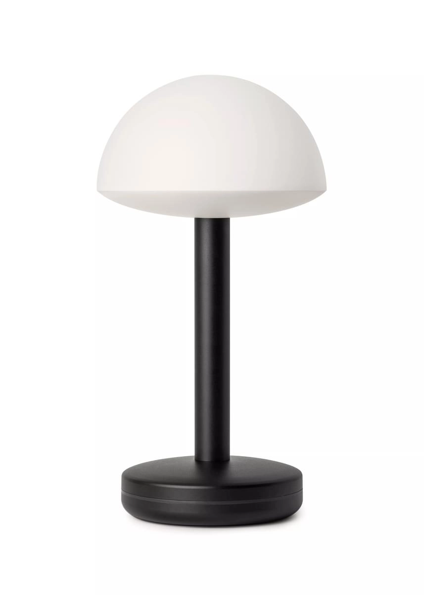Bug Black Frosted Wiederaufladbare Tischlampe