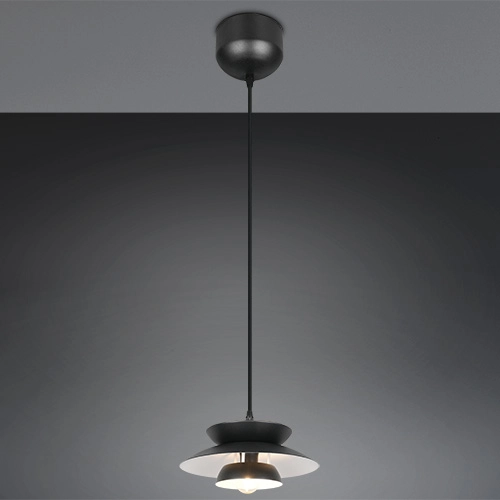 Pendellampendesign Amarila schwarz Ø 25 cm