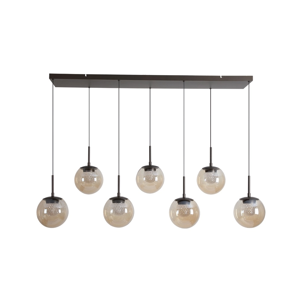 Design-Pendellampe Solis Bronze 7-Lichter Searchlight 5,05342E+12