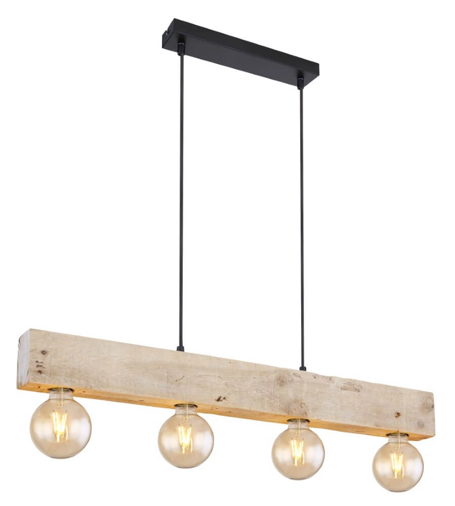 Hängelampe aus Holz Adalie Globo 9007371411818