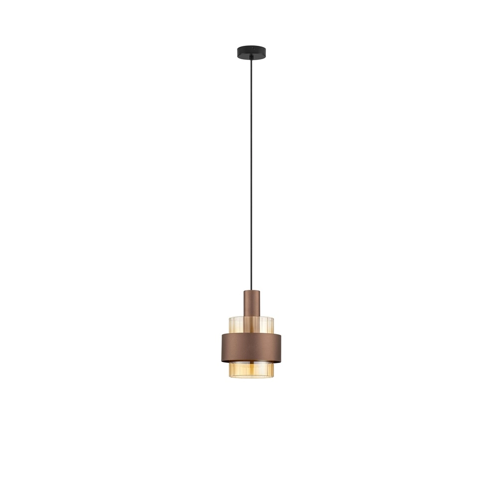 Moderne Pendellampe Serena Kaffeebraun Ø 18,5 cm Lyora 5212063501133