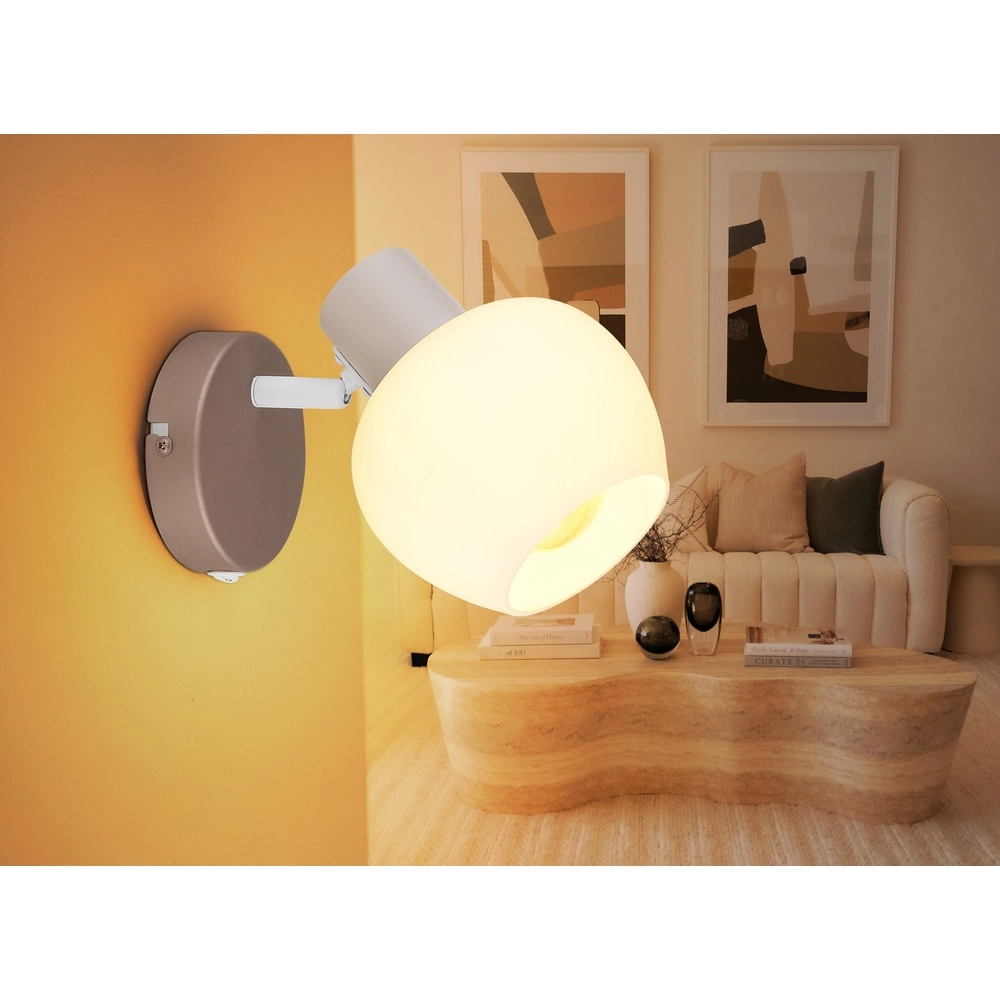 Wandlampe Eileen Kaffeebraun Globo 9007371586561
