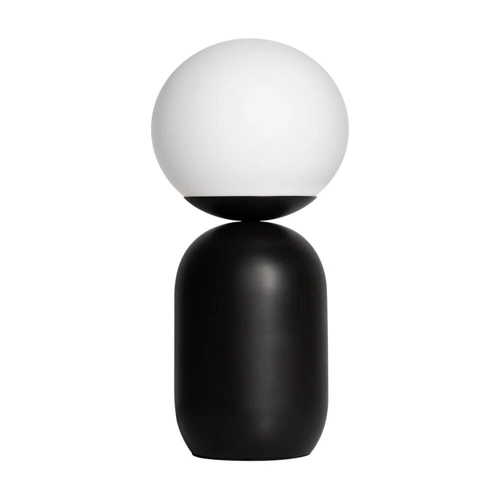 Tischlampe Notti Schwarz-Weiß Nordlux 5704924001802