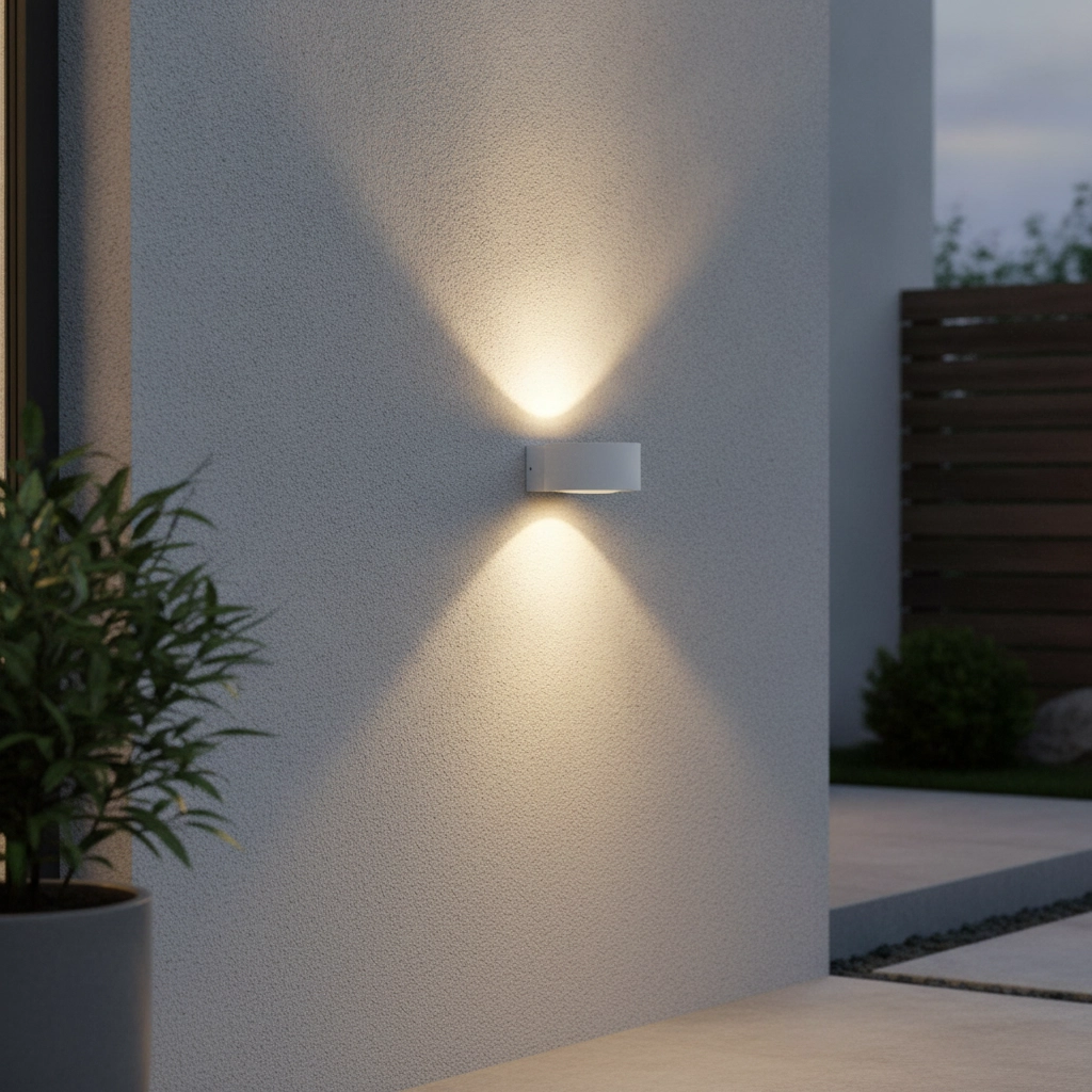 LED Wandscheinwerfer Hudson 11cm - weiß