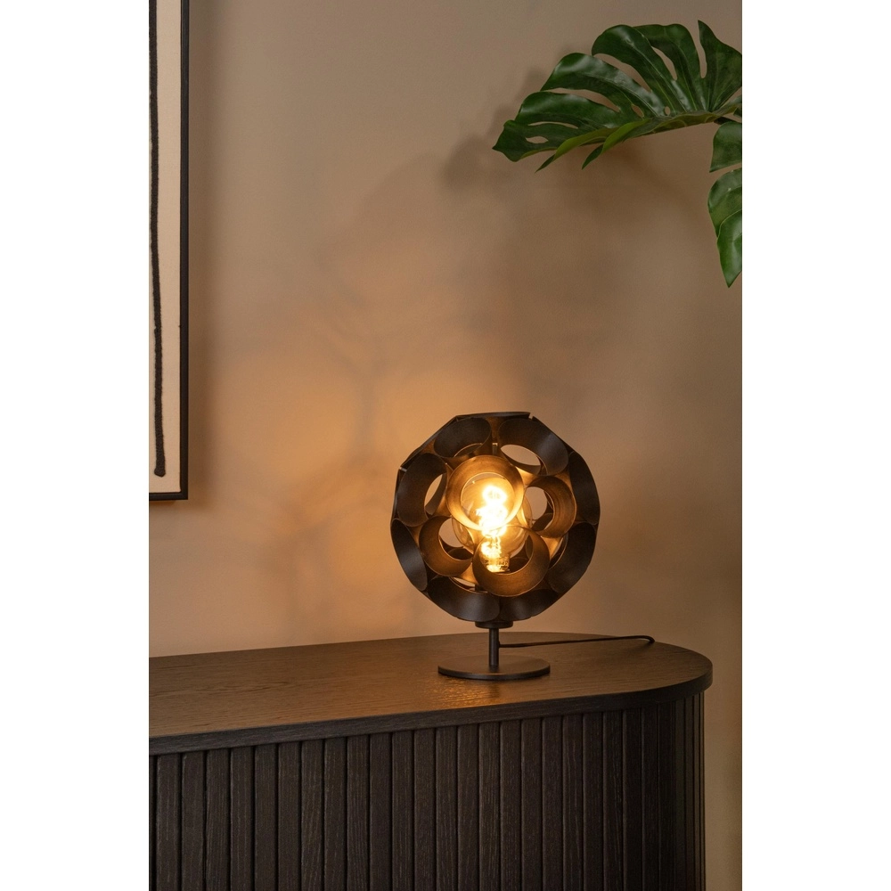 Tischlampe Hannelore Schwarz Lucide 5411212106261