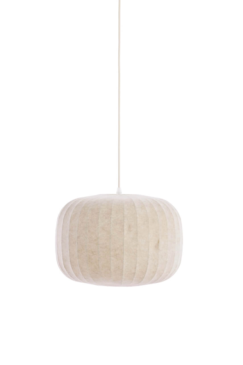 Japandi Pendelleuchte Lexa creme Ø 35cm Light & Living 8717807756840