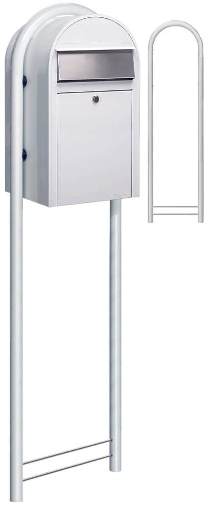 Briefkasten Grande 9016 i Weiß Bobi 6417237033284