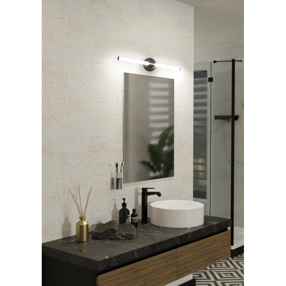 Spiegelleuchte Ramola schwarz 60cm Eglo 9008606356799
