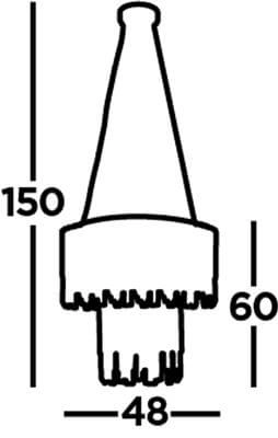 Hängelampe Rotunda Kristall Searchlight 5053423189420