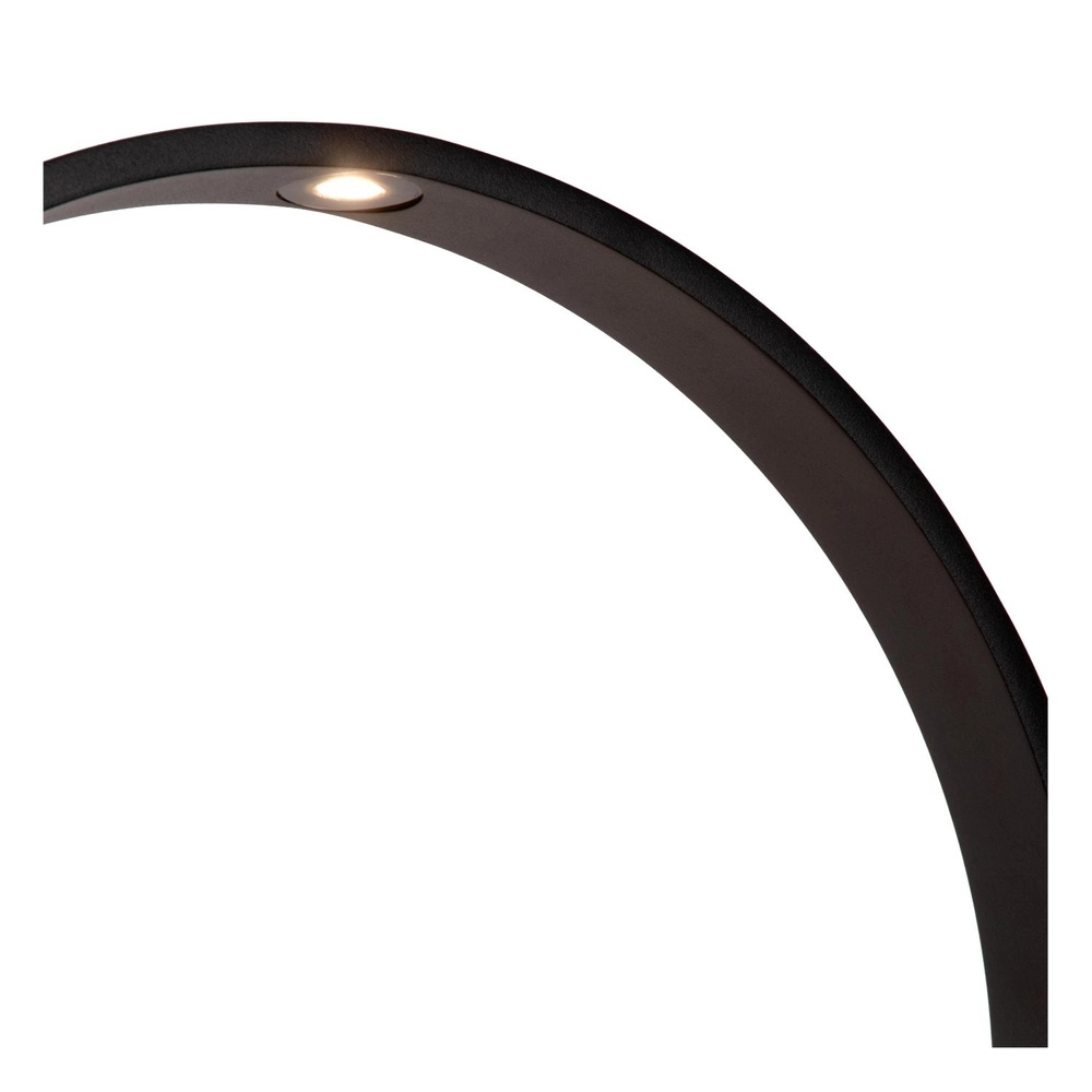 Runde Gartenlampe Jerel schwarze IP54 Ø 40cm Lucide 5411212290472